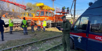 В Московской области следователи устанавливают обстоятельства схода вагонов на железнодорожных путях - Западное следственное управление на транспорте