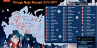 С Новым годом: в расписании-2026/2027 праздничного поезда Деда Мороза станция Мурманск отсутствует - Арктик-ТВ