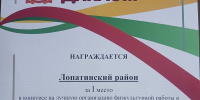 Лопатинский район стал победителем конкурса на лучшую организацию физкультурной работы в летний период на территории Пензенской области - Лопатинский район