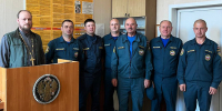 Помощник благочинного Вознесенского округа побывал с пастырским визитом в пожарно-спасательной части - Выксунская епархия