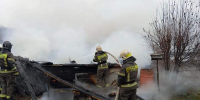 Тушение пожара в деревне Худоногово - Газета Красноярский рабочий