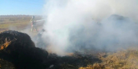 В Шигонском районе произошло возгорание тюков с соломой - Центр по делам гражданской обороны, пожарной безопасности и чрезвычайным ситуациям