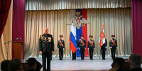 В Белогорске 35-й армии ВВО вручили георгиевские знаменные ленты в честь присвоения почетного наименования (фото) - Amur.Life