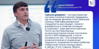 Сергей Кравцов: Почти 3 тысячи обращений поступило на линию психологической помощи «Школа доверия» - Министерство образования