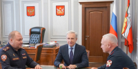 Сергей Трухачев провел рабочую встречу с заместителем Командующего Центральным округом Росгвардии - Правительство Воронежской области