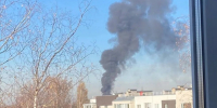 Столб дыма поднялся на Бору из-за пожара в частном доме - НИА Нижний Новгород