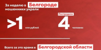За неделю мошенники похитили у белгородцев более 8,7 млн рублей - Belnovosti.Ru
