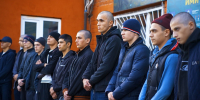 Из Хасавюрта проводили очередную группу призывников - Администрация МО г. Хасавюрт