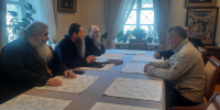 Врио начальника ИК-5 провел рабочую встречу с настоятелем Свято Введенского ставропигиального мужского монастыря Оптина Пустынь - УФСИН