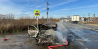 В Кирово-Чепецком округе на ходу загорелась «Лада» - Комсомольская Правда