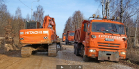 В селе Хороши ремонтируют дорожное полотно: 1300 метров покроют щебёнкой (видео) - Bogorodskoe43.Ru
