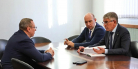 Дмитрий Миляев приехал в Новомосковск после атаки БПЛА - ИА Тульские новости