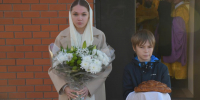 Литургия Покровском храме села Нарышкино - Елецкая епархия