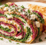 Готовим закуску — два цвета и яркий вкус: блинный рулет с сюрпризом - КТВ-ЛУЧ