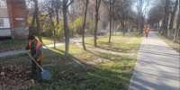 В Туле 28 октября убирали мусор и листву на 17 улицах и дорогах - ТК Первый Тульский