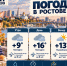 Пасмурный день с сильным ветром и до +16 градусов ожидается в Ростове 29 октября - Bloknot-Rostov.Ru