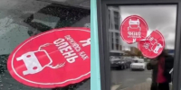 Машину сибиряка обклеили стикерами из-за парковки во дворе многоэтажки - Газета Бийский рабочий