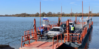 Новая паромная переправа заработала в Рязанской области - Комсомольская Правда