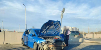 В Туле на новом мосту через Упу случилось ДТП - ИА Тульские новости