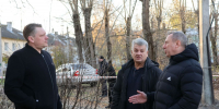 Владимир Токарев осмотрел дома, пострадавшие от атаки БПЛА в Новомосковске - ИА Тульские новости
