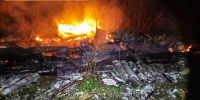 Пожар в деревне Поречье Стругокрасненского района - InformPskov.Ru