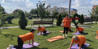В Приволжском районе два года работает группа скандинавской ходьбы - Приволжская газета