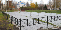 В Северодвинске завершают благоустройство территории у храма святителя Николая Чудотворца - ИА Dvina29