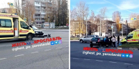 Молодого парня на электровелосипеде сбили на проспекте Дзержирнского 29 октября | Источник: «Жесть Ярославль» / Max - 76.Ru