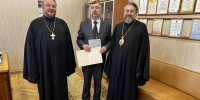 Епископ Вениамин освятил помещения регионального отделения Всероссийского общества слепых - Свято-Троицкая Александро-Невская Лавра