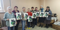 В культурно-досуговом центре прошел мастер-класс по рисованию - Комитет культуры и туризма