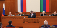Глава Хасавюрта Корголи Корголиев поздравил Магомеда Рамазанова с назначением на должность Председателя Правительства Дагестана - Администрация МО г. Хасавюрт