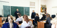Сотрудники полиции провели для школьников Жердевского МО занятие по безопасности и профориентации. - Жердевский муниципальный округ