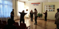 Спортивный час с детьми "Осенний марафон". - Городищенская МЦРБ