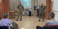Тематический час мужества прошел в центре «Изгелек» - Министерство труда