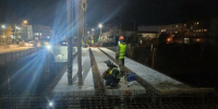 На новом мосту в 50 километрах от Лодейного Поля установили пролеты - 47 новостей