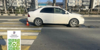 В Ново-Александровске Toyota Corolla сбила сахалинку на переходе - News.Astv.Ru
