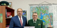 Мэр города Братска Александр Дубровин выразил слова благодаргости сотрудникам Службы - Служба по охране и использованию объектов животного мира