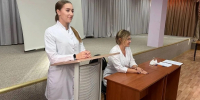 Студенты пятого курса встретились с ординатором второго года обучения по специальности «Врач общей практики» - Амурская ГМА