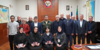Семьям погибших участников СВО в Табасаранском районе передали 7 орденов Мужества - Голос Табасарана