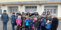 Для воспитанников центра «Росток» провели экскурсию в пожарно-спасательную часть - МЧС России