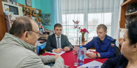 Глава Минусинского округа Дмитрий Меркулов посетил Прихолмье. - Администрация