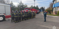 В Алексине прошли тренировочные пожарно-тактические учения на базе учебно-тренировочного комплекса «Ока» - МЧС