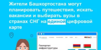 Жители Башкортостана могут планировать путешествия, искать вакансии и выбирать вузы в странах СНГ на единой цифровой карте - Уфимский район