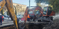 В Воронеже на части улицы Ленинградской перекрыли движение из-за ремонта водовода - Комсомольская Правда