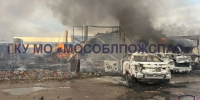 Огнеборцы локализовали пожар в Одинцово, один человек пострадалвидео - Комсомольская Правда