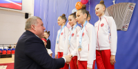 Илья Беспалов открыл соревнования по художественной гимнастике «Тульский сувенир» - Управление физкультуры и спорта