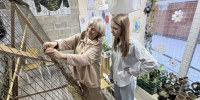 Благочинный Ленского округа и участники православного молодежного клуба  посетили штаб общественного движения - Якутская и Ленская епархия