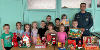 Инспекторы Государственного пожарного надзора  побывали в гостях  у дошколят - МЧС