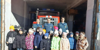 Дошколята побывали в гостях у огнеборцев - МЧС Амурской области