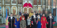 В Сторожевой казаки приняли присягу - Черкесская епархия Русской Православной Церкви